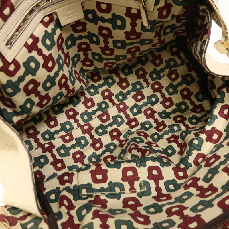 GUCCI 牛皮皮革Hand Bag金扣手挽袋-4