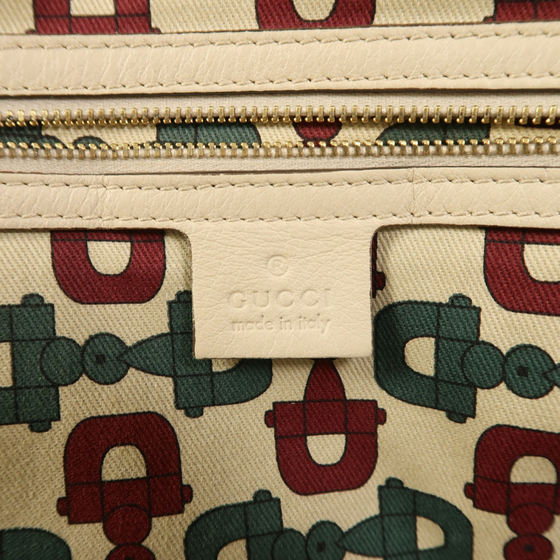 GUCCI 牛皮皮革Hand Bag金扣手挽袋-5