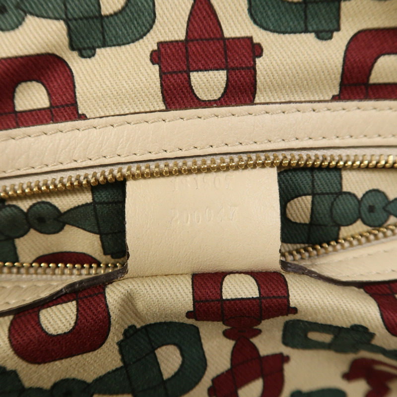 GUCCI 牛皮皮革Hand Bag金扣手挽袋-6