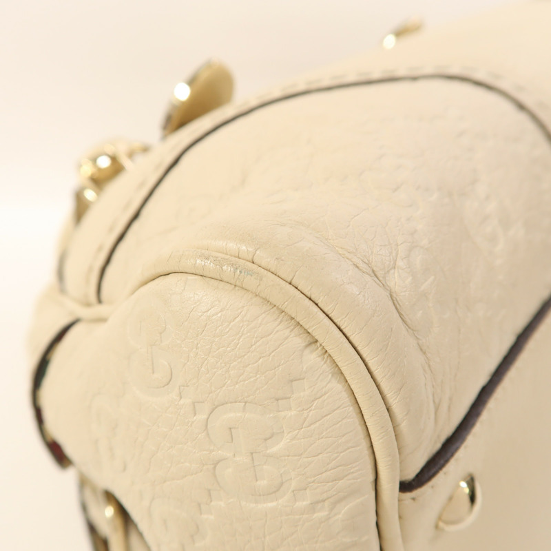 GUCCI 牛皮皮革Hand Bag金扣手挽袋-11