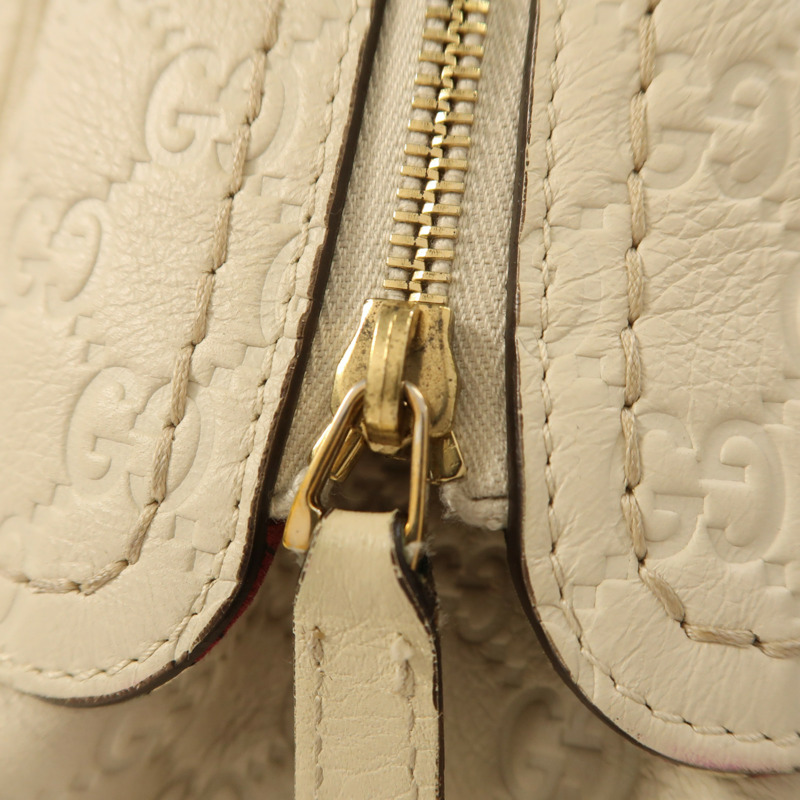 GUCCI 牛皮皮革Hand Bag金扣手挽袋-12