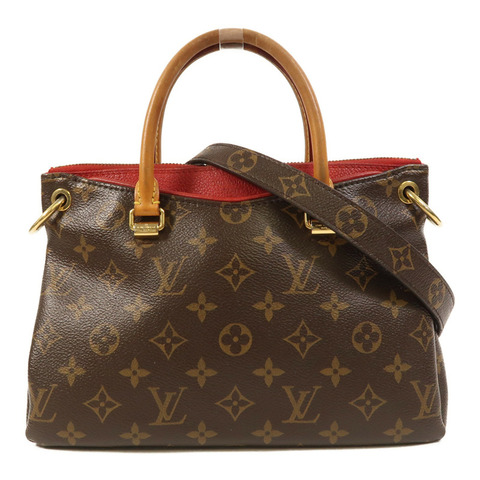 LOUIS VUITTON Monogram Pallas BB金扣手挽肩背兩用袋
