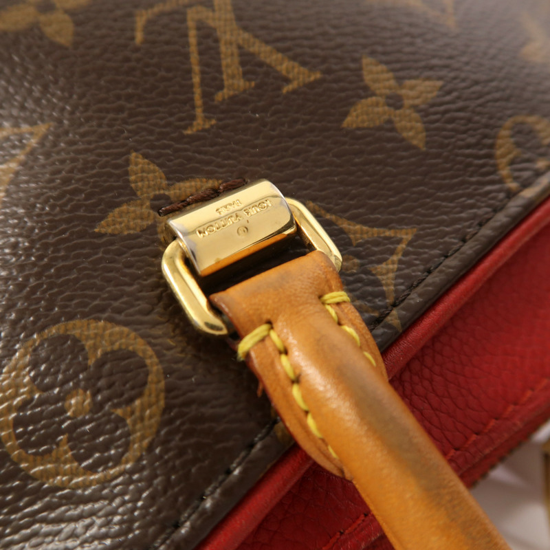 LOUIS VUITTON Monogram Pallas BB金扣手挽肩背兩用袋-15