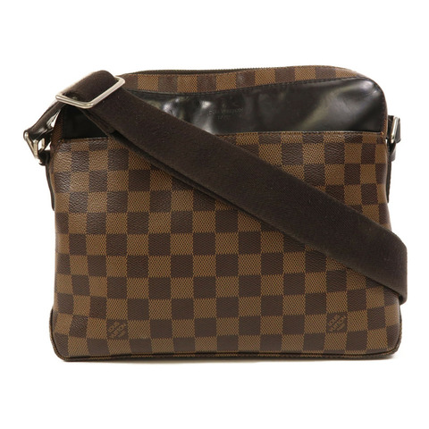 LOUIS VUITTON Damier Jake Messenger PM銀扣肩背袋