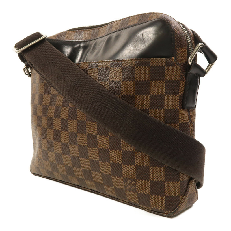 LOUIS VUITTON Damier Jake Messenger PM銀扣肩背袋-2