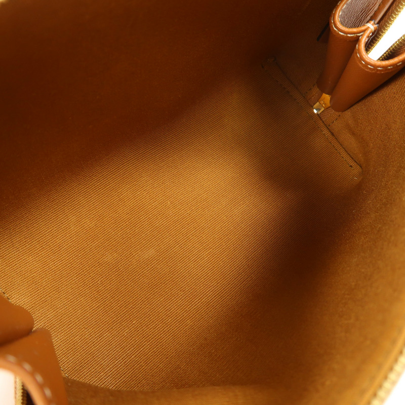 CELINE 塗層帆布Clutch On Chain金扣鏈帶肩背袋-4