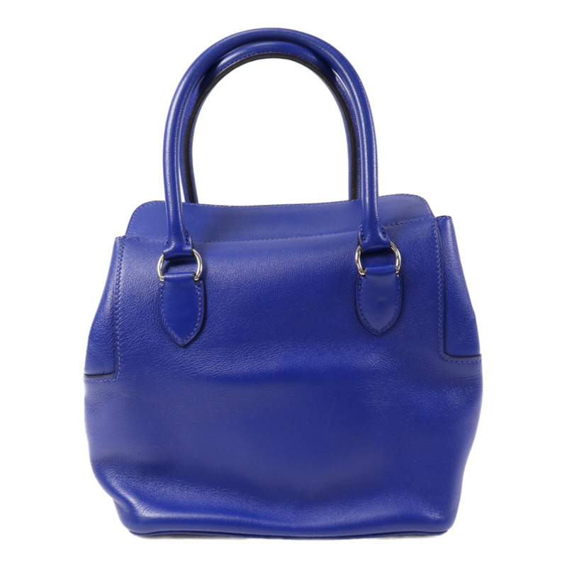 HERMES Evercolor皮革Tool Box 20銀扣手挽肩背兩用袋Blue Electric-1