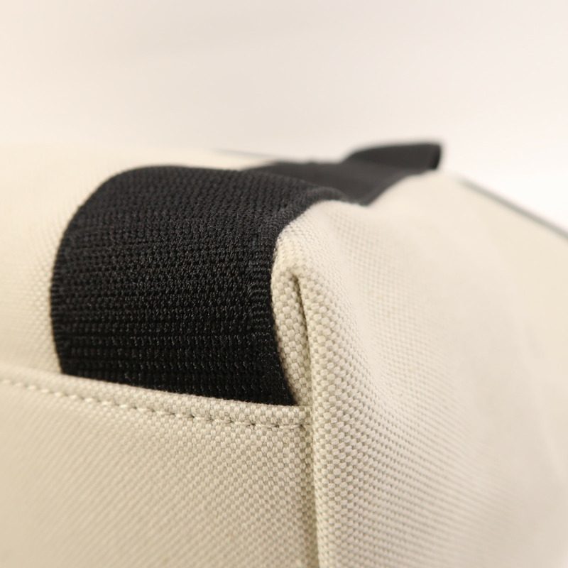 BALENCIAGA 帆布Biarritz銀扣手挽肩背兩用袋-10