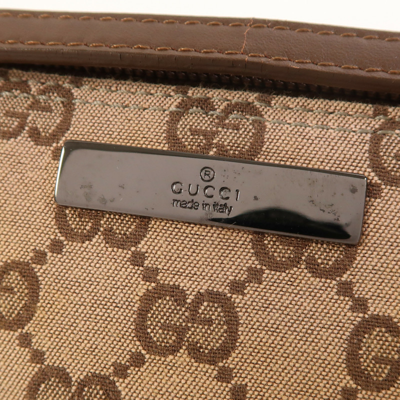 GUCCI 帆布Boat Pochette手挽袋-8