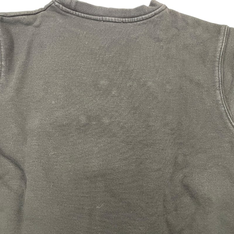 DIOR 迪奧 刺繡LOGO 圓領大學T 上衣 棉 深灰色 XS-3