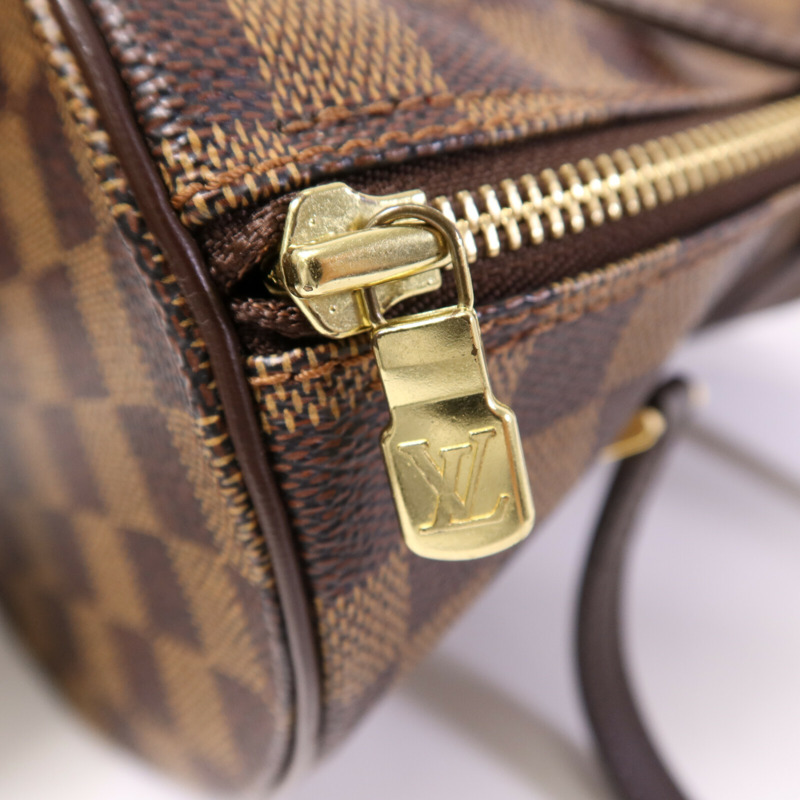 LOUIS VUITTON Damier Papillon GM金扣肩背袋-5