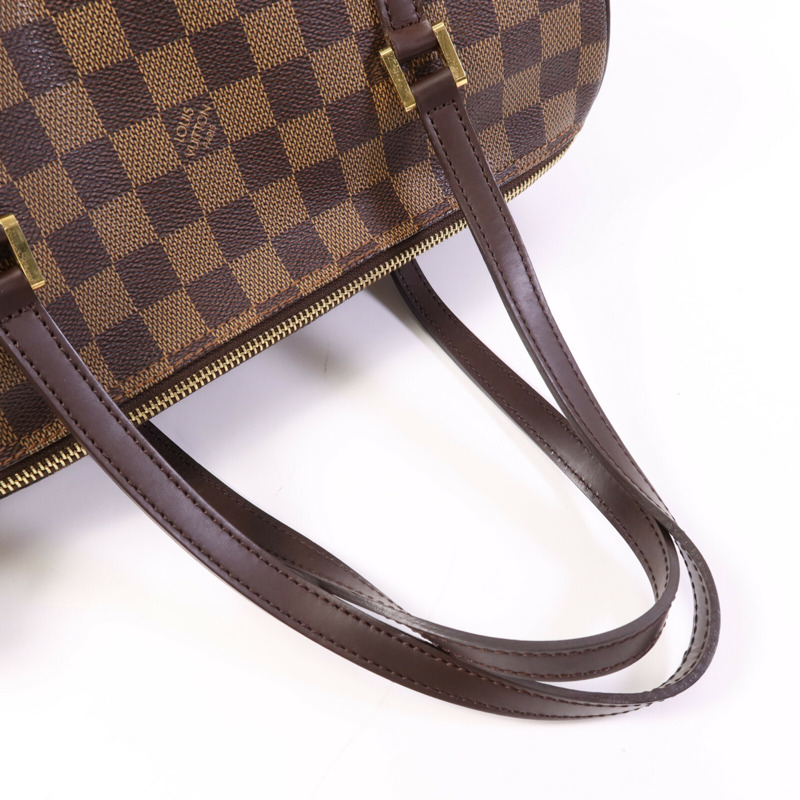 LOUIS VUITTON Damier Papillon GM金扣肩背袋-8