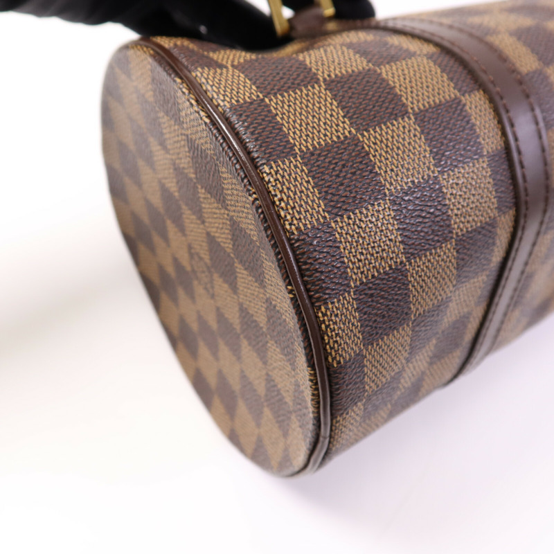 LOUIS VUITTON Damier Papillon GM金扣肩背袋-10