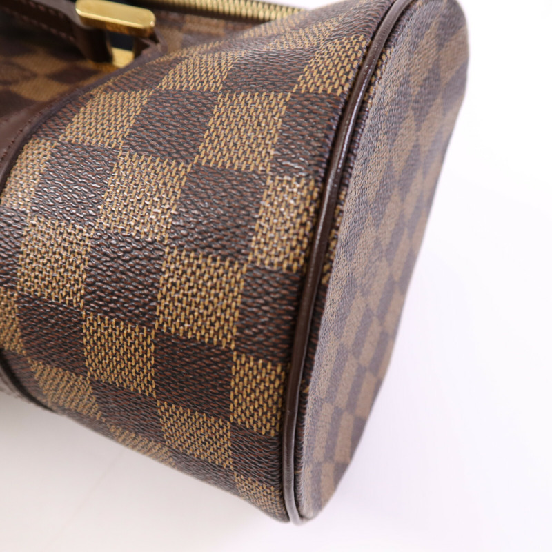 LOUIS VUITTON Damier Papillon GM金扣肩背袋-11