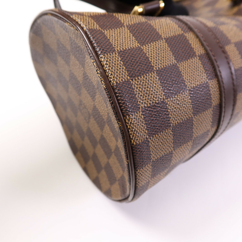 LOUIS VUITTON Damier Papillon GM金扣肩背袋-12