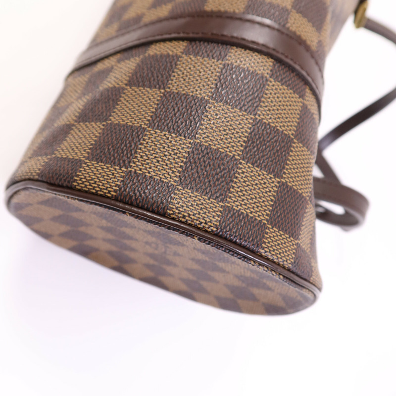 LOUIS VUITTON Damier Papillon GM金扣肩背袋-13
