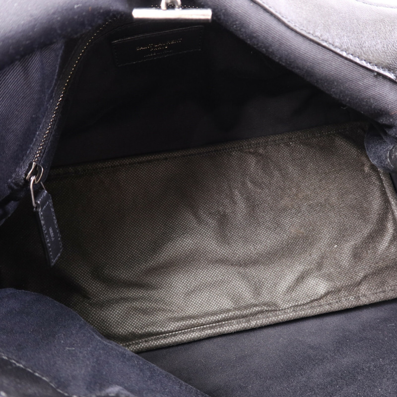 SAINT LAURENT 牛皮皮革Nolita銀扣鏈帶肩背袋-4