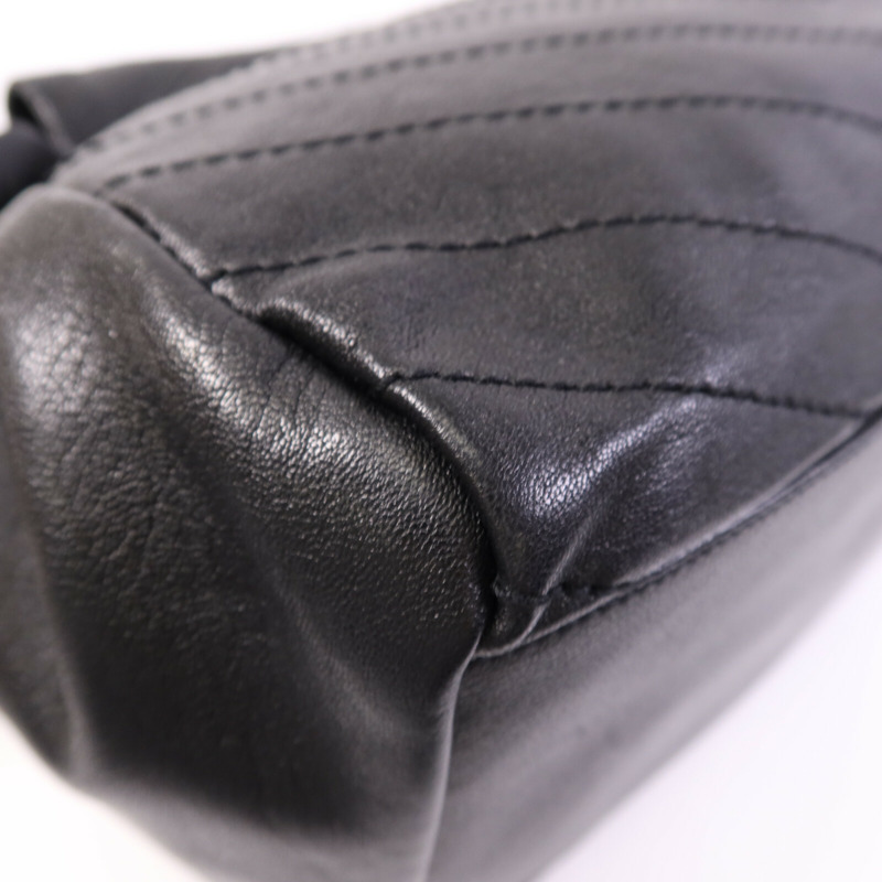 SAINT LAURENT 牛皮皮革Nolita銀扣鏈帶肩背袋-12