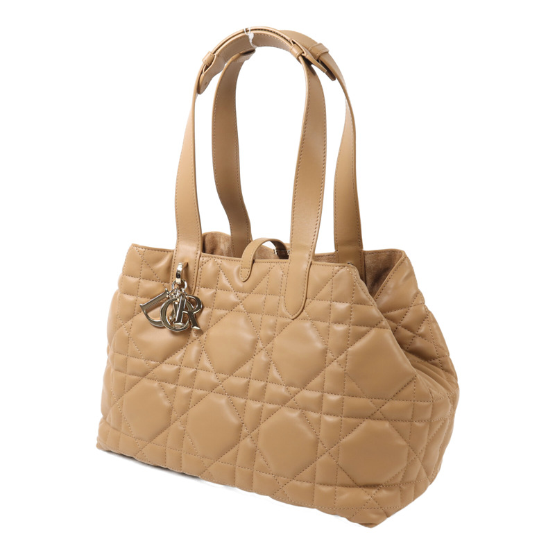 Dior 牛皮皮革Medium Toujours金扣手挽袋-2
