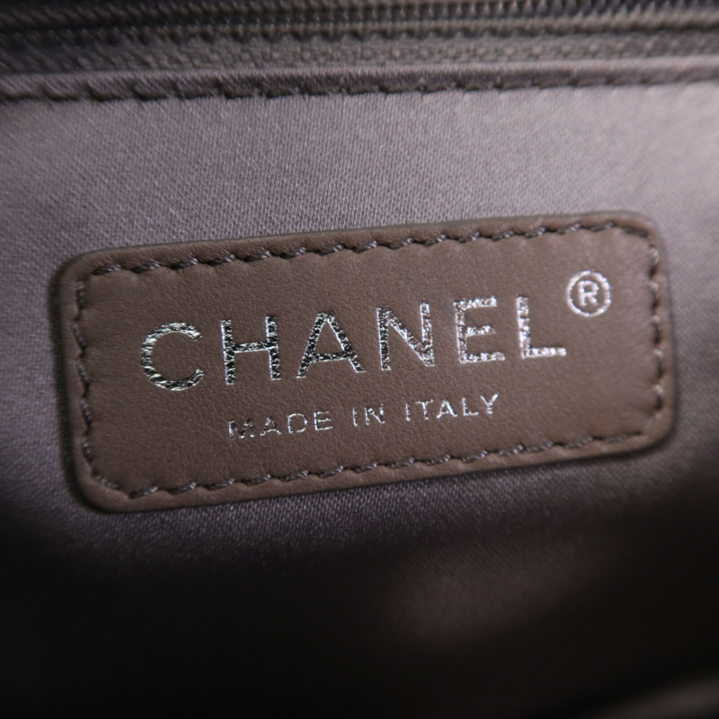 CHANEL 牛皮皮革CoCo Rain Flap銀扣鏈帶肩背袋-5