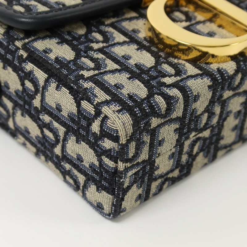 Dior 帆布Montaigne 30 Mini金扣肩背袋-9