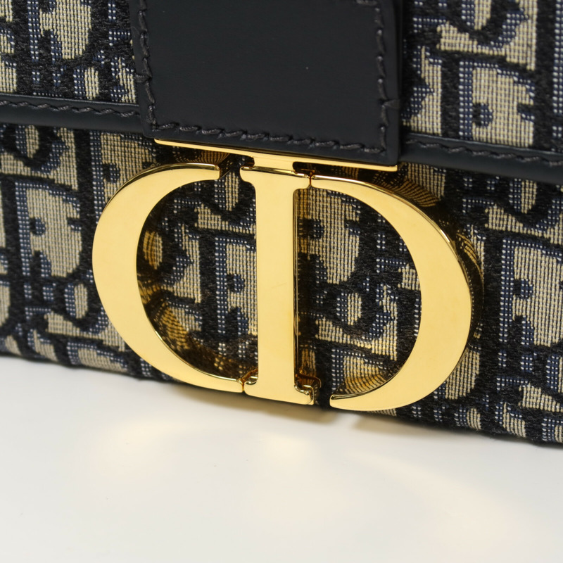 Dior 帆布Montaigne 30 Mini金扣肩背袋-13