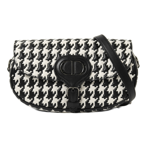 Dior 牛皮皮革Bobby East West銀扣肩背袋