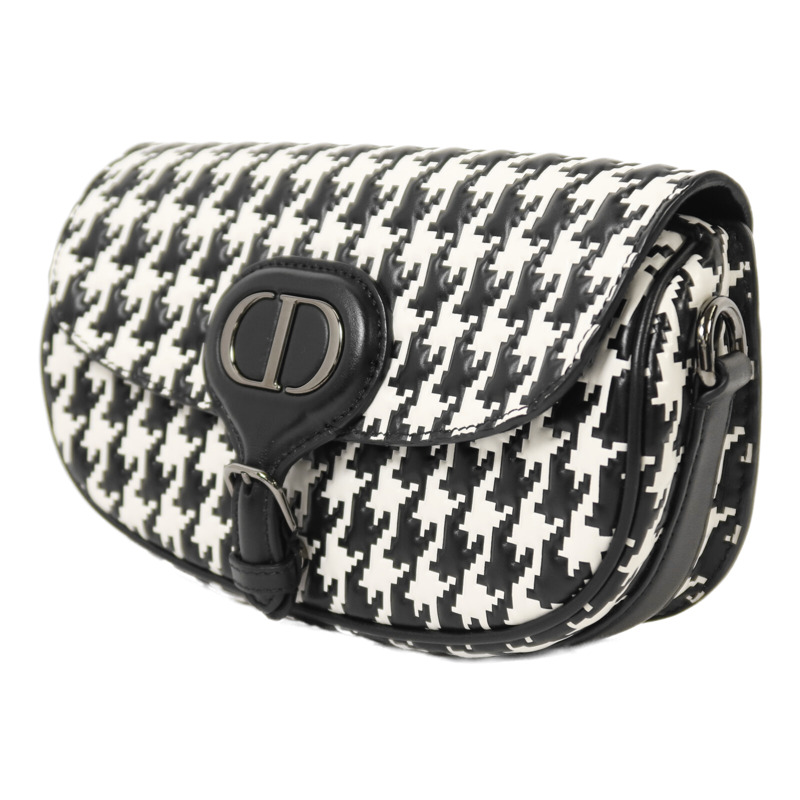 Dior 牛皮皮革Bobby East West銀扣肩背袋-2