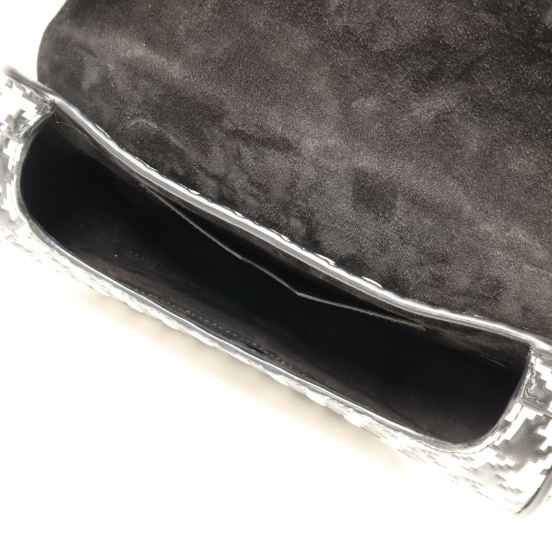 Dior 牛皮皮革Bobby East West銀扣肩背袋-4