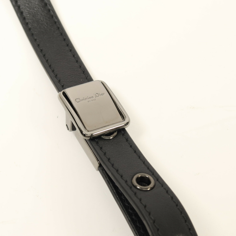 Dior 牛皮皮革Bobby East West銀扣肩背袋-13