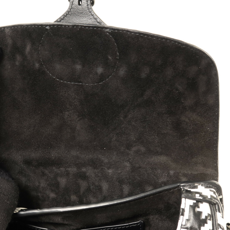 Dior 牛皮皮革Bobby East West銀扣肩背袋-15