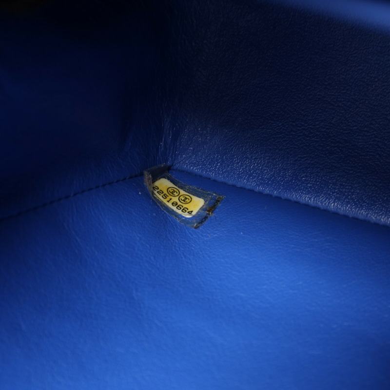 CHANEL 羊皮皮革Classic 25銀扣鏈帶肩背袋-6