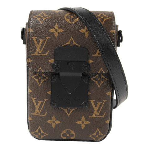 LOUIS VUITTON Monogram Macassar S-Lock肩背袋