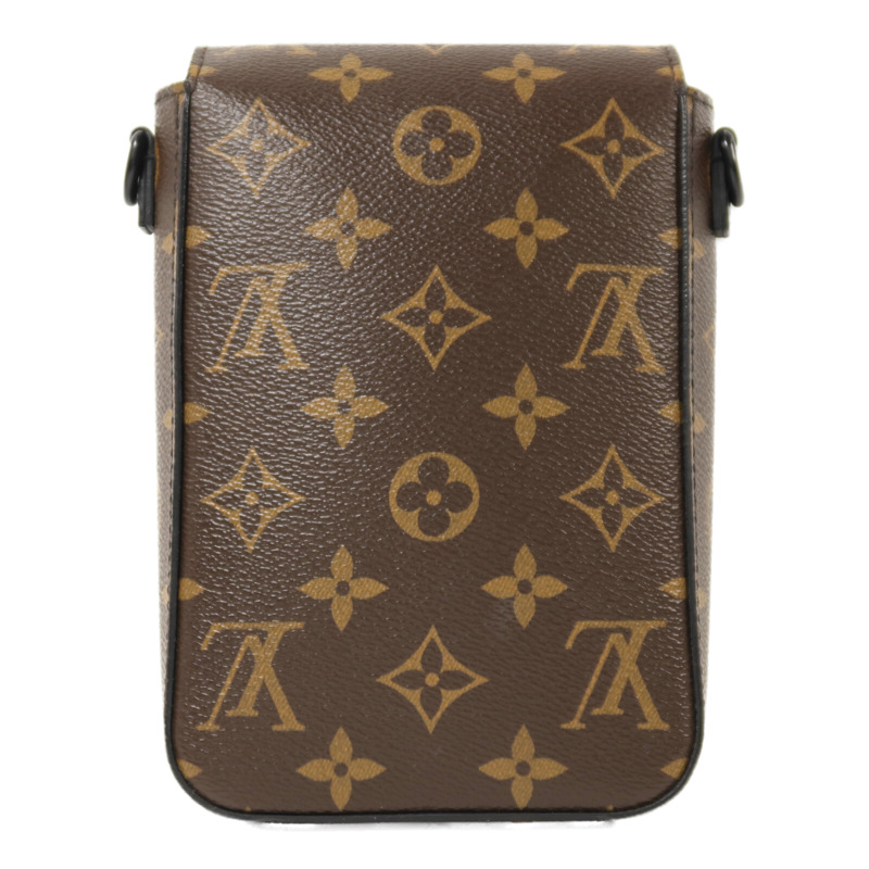 LOUIS VUITTON Monogram Macassar S-Lock肩背袋-1