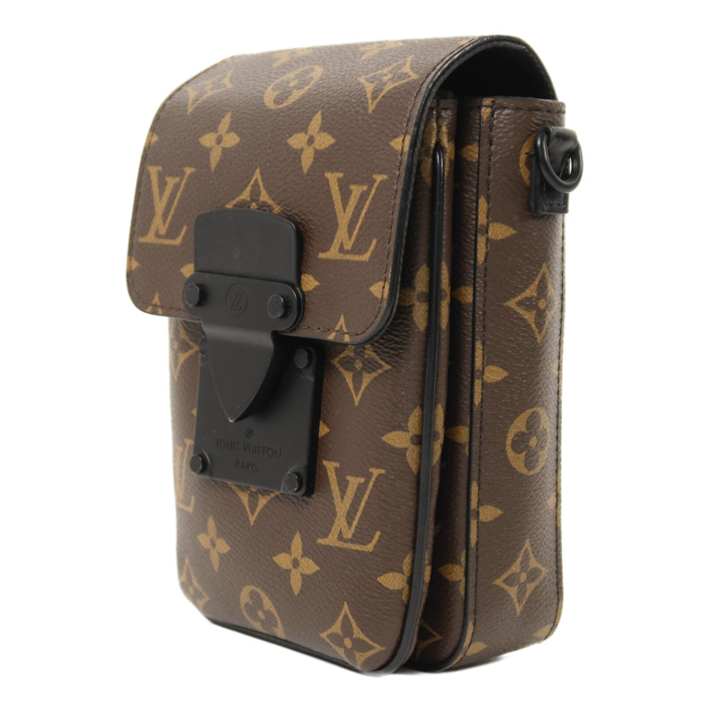 LOUIS VUITTON Monogram Macassar S-Lock肩背袋-2