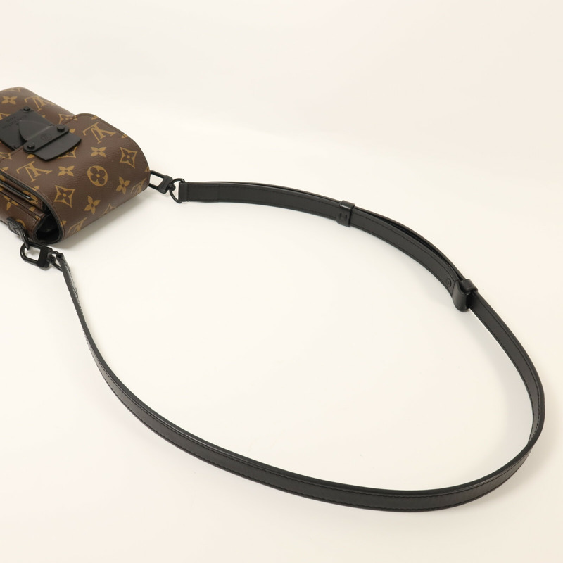 LOUIS VUITTON Monogram Macassar S-Lock肩背袋-6