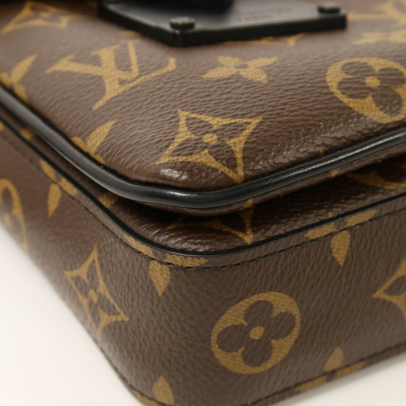 LOUIS VUITTON Monogram Macassar S-Lock肩背袋-8