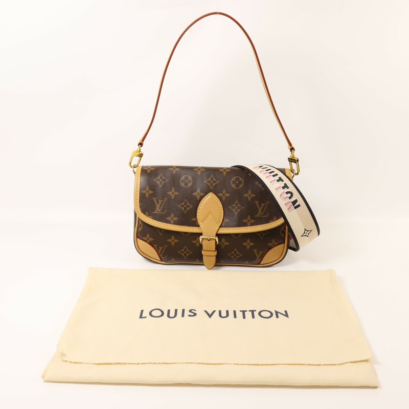 LOUIS VUITTON Monogram Diane金扣手挽肩背兩用袋-7