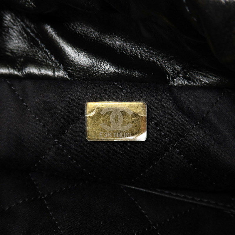 CHANEL 牛皮皮革Chanel 22 Mini金扣鏈帶肩背袋-6