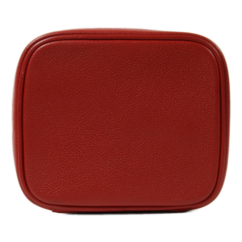 CHANEL 牛皮皮革Vanity Bag金扣鏈帶手挽肩背兩用袋-3