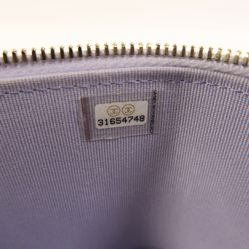 CHANEL 羊皮皮革Vanity Case金扣手挽肩背兩用袋-6