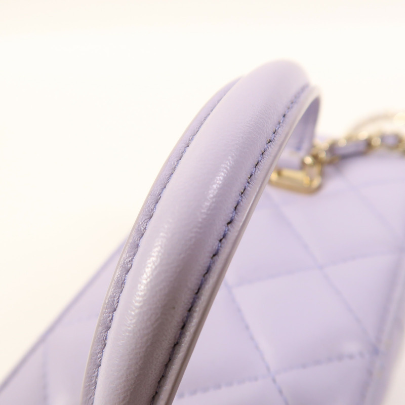 CHANEL 羊皮皮革Vanity Case金扣手挽肩背兩用袋-15