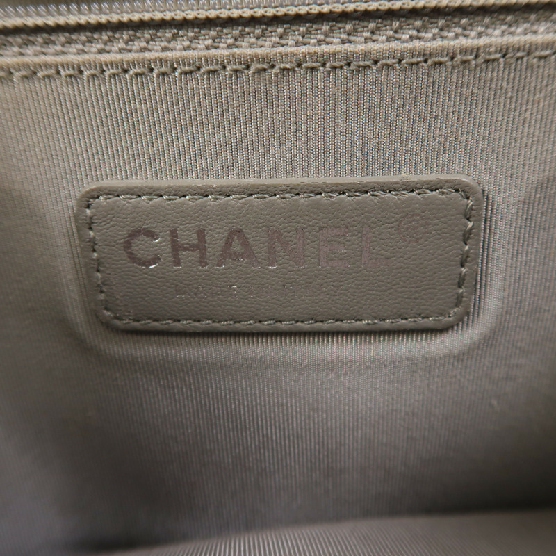 CHANEL 牛皮皮革Chain Shoulder鏈帶肩背袋-7
