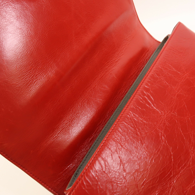 CHANEL 牛皮皮革Chain Shoulder鏈帶肩背袋-20