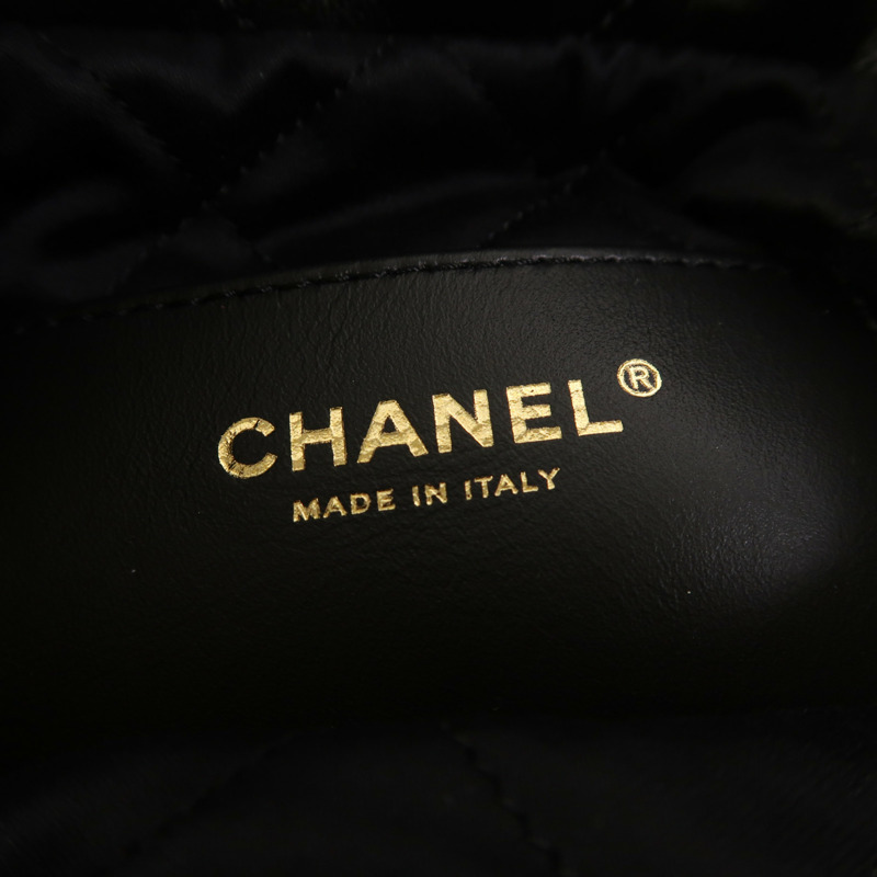 CHANEL 牛皮皮革Chanel 22 Mini金扣手挽肩背兩用袋-5