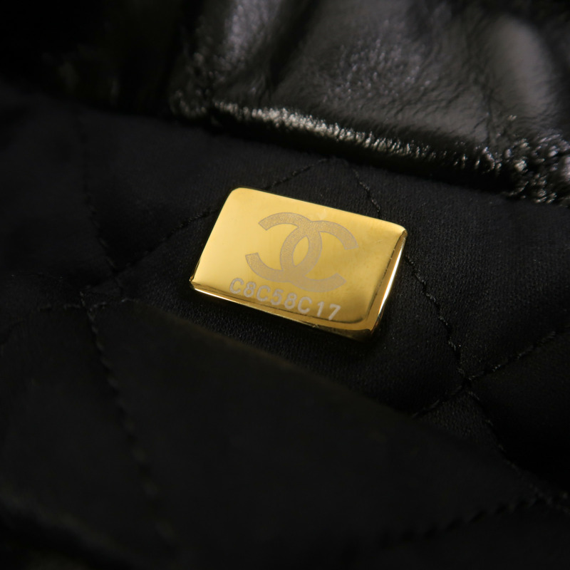 CHANEL 牛皮皮革Chanel 22 Mini金扣手挽肩背兩用袋-6