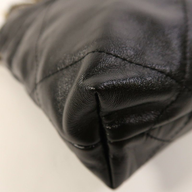 CHANEL 牛皮皮革Chanel 22 Mini金扣手挽肩背兩用袋-12