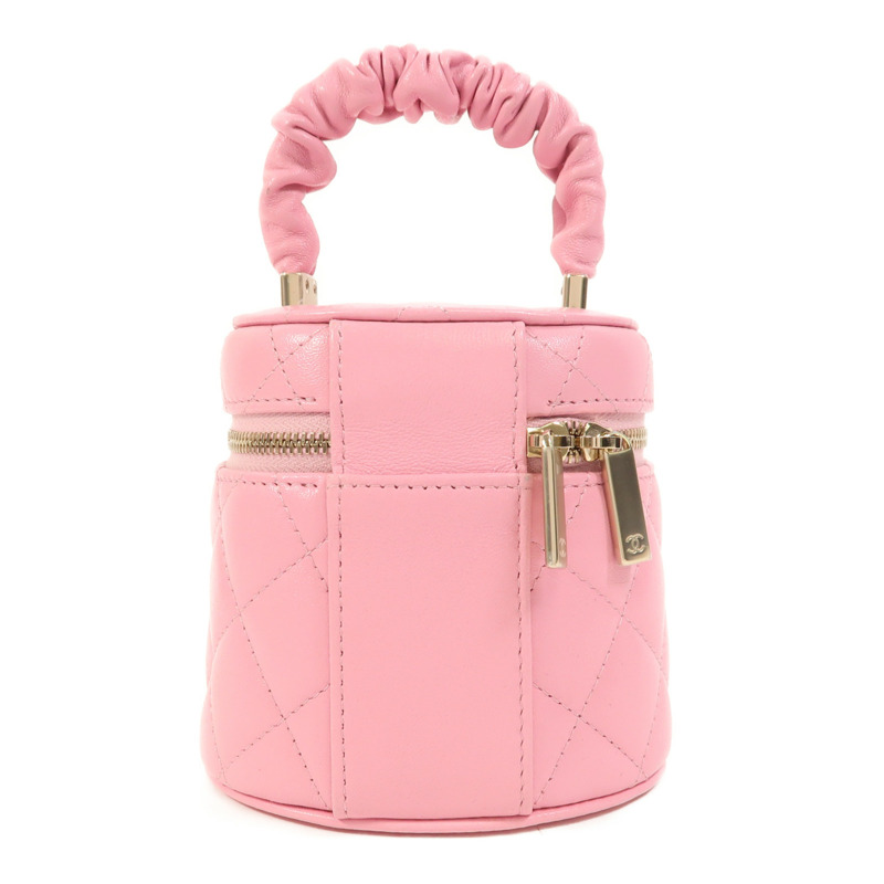 CHANEL 羊皮皮革Hand Bag金扣手挽袋-1