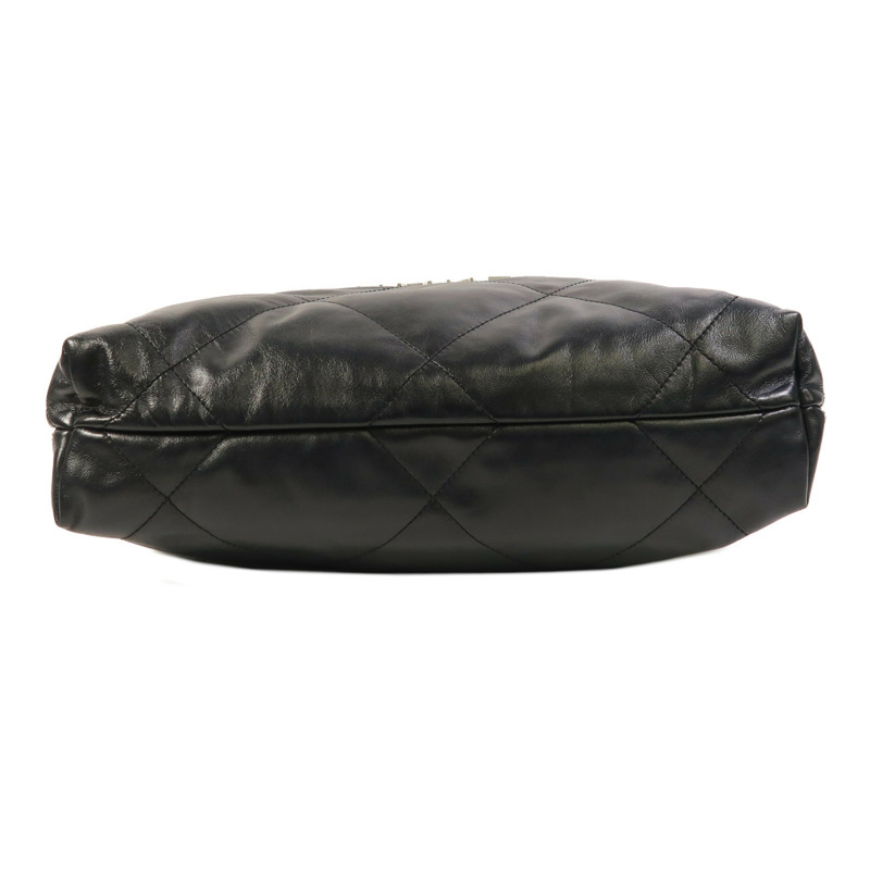 CHANEL 牛皮皮革Chanel 22 Small銀扣鏈帶肩背袋-3