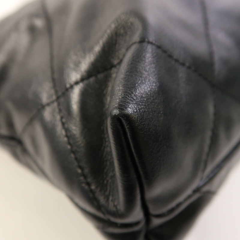 CHANEL 牛皮皮革Chanel 22 Small銀扣鏈帶肩背袋-12